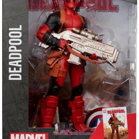 Marvel Collectible 12 Inch Statue Figure 1/6 Scale Posed Scene - Deadpool Red Suit #1
