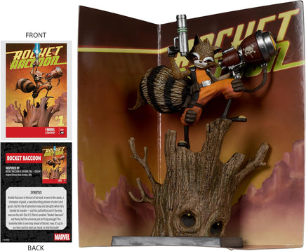Marvel Collectible 12 Inch Statue Figure 1/6 Scale Posed - Rocket Racoon