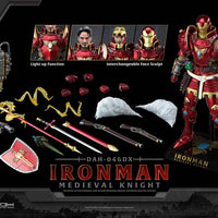Marvel Iron Man 8 Inch Action Figure Dynamic 8-ction Deluxe - Medieval Knight Iron Man DAH-046DX
