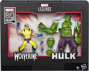 Marvel Legends 80th Anniversary 6 Inch Action Figure 2-Pack - Wolverine vs Hulk