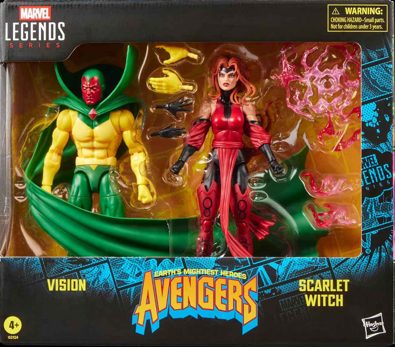アメコミ Marvel Legends WandaVision Scarlet Witch Marvel Legends Avengers 6 Inch Action Figure 2-Pack - Vision