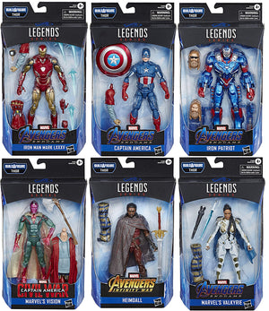 Marvel Legends Avengers Endgame 6 Inch Action Figure BAF Bro Thor - Set of 6 (Build-A-Figure Bro Thor)