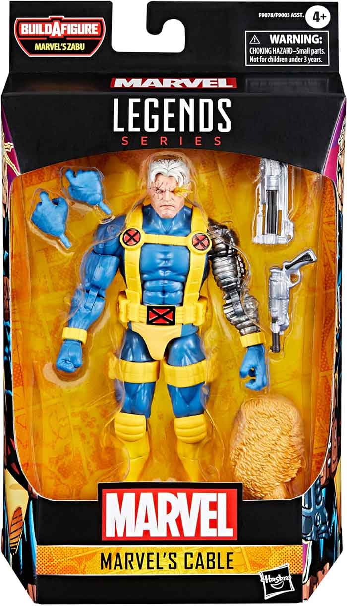 Marvel Legends 6 Inch Action Figure BAF Zabu - Cable| Cmdstore.ca