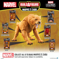 Marvel Legends 6 Inch Action Figure BAF Zabu - Set of 7 (Build-A-Figure Zabu)