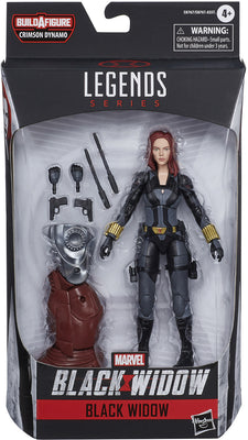 Marvel Legends Black Widow 6 Inch Action Figure BAF Crimson Dynamo - Black Widow