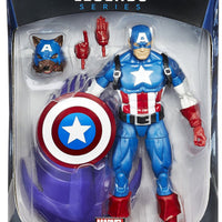 Marvel Legends Captain America 6 Inch Action Figure BAF Red Skull Onslaught - Captain America