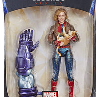 Marvel Legends Captain Marvel 6 Inch Action Figure BAF Kree Sentry - Captain Marvel in Bomber Jacket