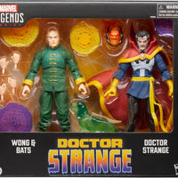 Marvel Legends Doctor Strange 6 Inch Action Figure 2-Pack - Doctor Strange with Wong & Bats