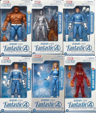 Marvel Legends Fantastic Four Movie 2025 6 Inch Action Figure - Set of 6