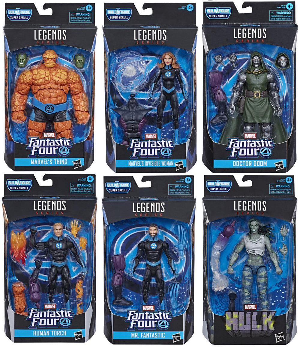 Marvel Legends Fantastic Four フィギュアセット Marvel Legends Fantastic Four Action Figure Set with Dr