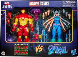 Marvel Legends Gamerverse 6 Inch Action Figure 2-Pack - Iron Man vs Spiral