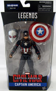 Marvel Legends Captain America 6 Inch Action Figure BAF Giant Man V2 - Captain America V2