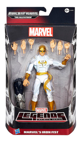 Marvel Legends Avengers 6 Inch Action Figure Odin Series - Iron Fist White Costume