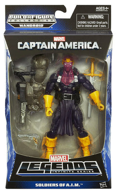 Marvel Legends Captain America 6 Inch Action Figure BAF Mandroid - Baron Zemo