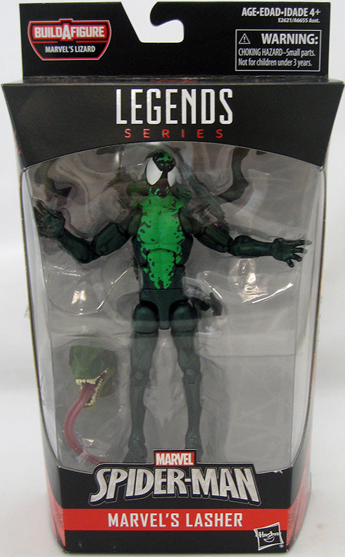 Marvel Legends Spider-Man Inch Action Figure BAF Lizard Lasher