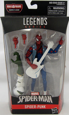 Marvel Legends Spider-Man 6 Inch Action Figure BAF Lizard - Spider-Punk