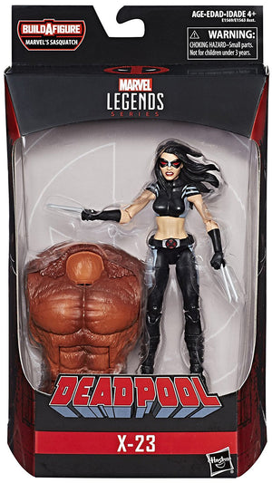 Marvel Legends Deadpool 6 Inch Action Figure BAF Sasquatch - X-23