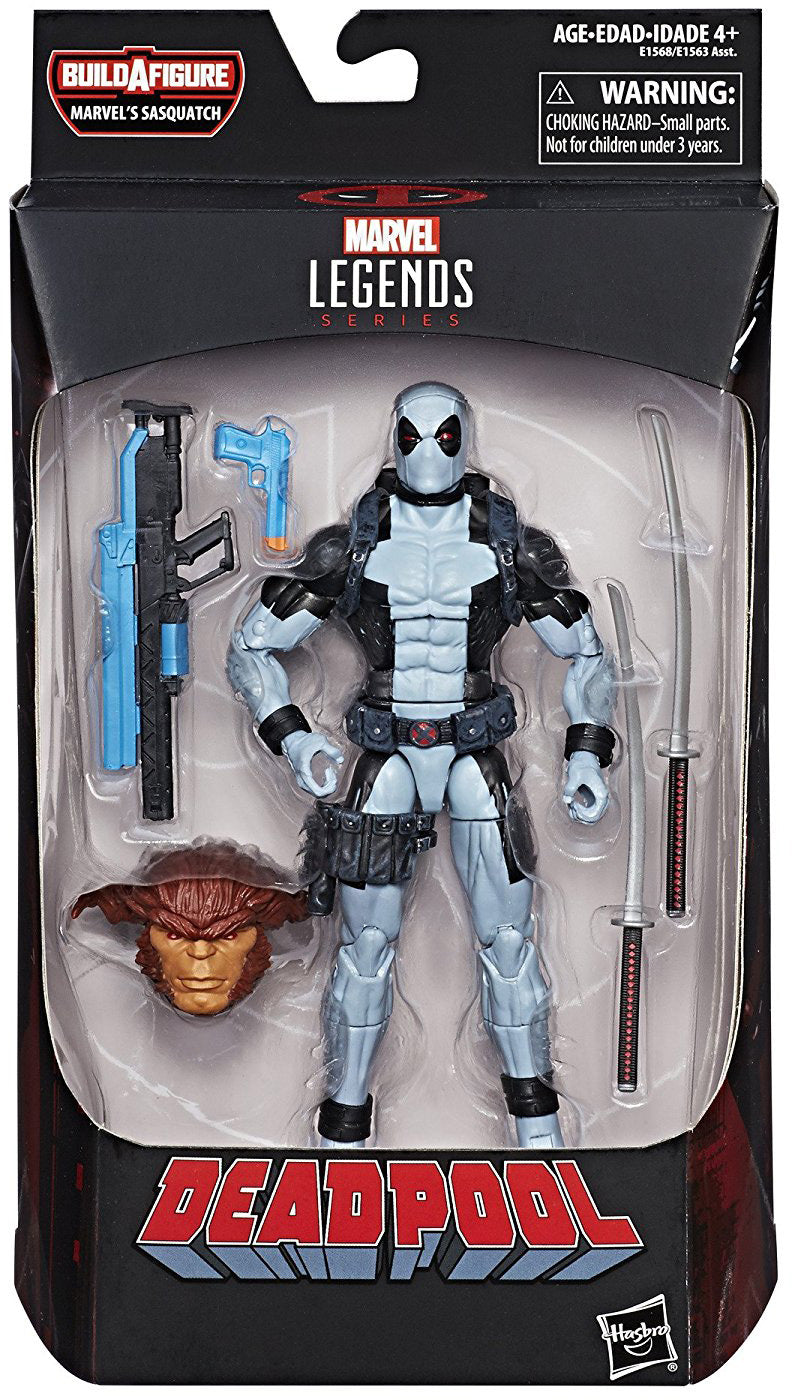 Marvel Legends Deadpool 6 Inch Action Figure BAF Sasquatch - X-Force Deadpool