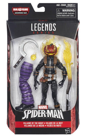 Marvel Legends Spider-Man 6 Inch Action Figure BAF Absorbing Man - Jack O' Lantern