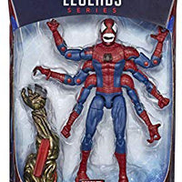 Marvel Legends Spider-Man 6 Inch Action Figure BAF Molten Man - Doppelganger Spider-Man