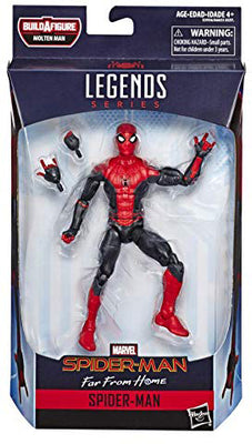 Marvel Legends Spider-Man 6 Inch Action Figure BAF Molten Man - Spider-Man Far From Home