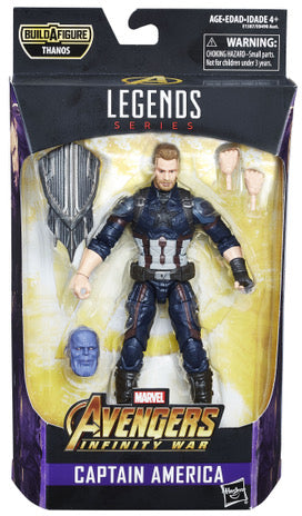 Marvel Legends Avengers 6 Inch Action Figure BAF Thanos - Captain America