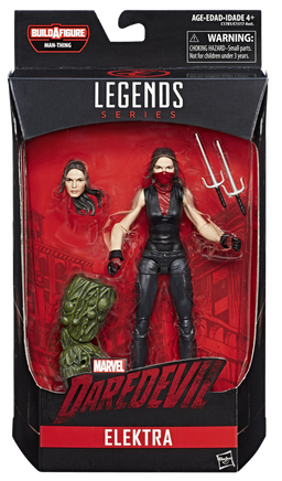 Marvel Legends Netflix 6 Inch Action Figure BAF Man-Thing - Elektra