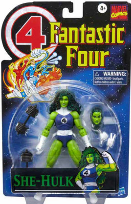 Marvel Legends Retro 6 Inch Action Figure Fantastic Four - She-Hulk