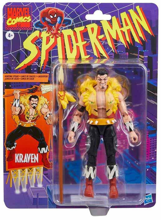 Marvel Legends Retro 6 Inch Action Figure Spider-Man Exclusive - Kraven The Hunter