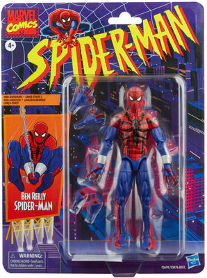 Marvel Legends Retro 6 Inch Action Figure Spider-Man Wave 2 - Ben Reilly (Red & Blue)