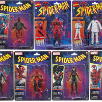 Marvel Legends Retro 6 Inch Action Figure Spider-Man Wave 3 - Set of 7