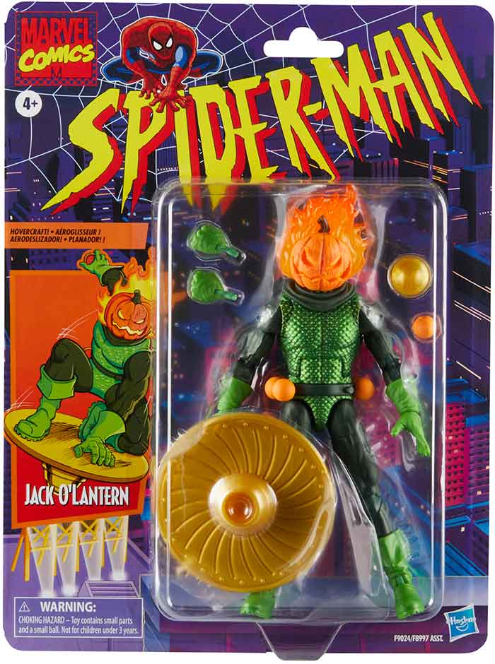 Marvel Legends Retro 6 Inch Action Figure Spider-Man Wave 4 - Jack O'Lantern