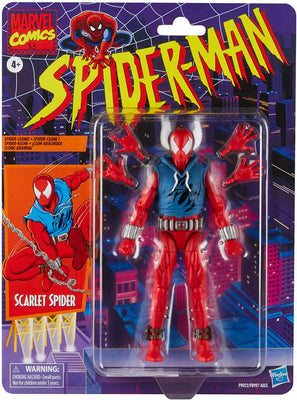 Marvel Legends Retro 6 Inch Action Figure Spider-Man Wave 4 - Scarlet Spider