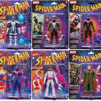 Marvel Legends Retro 6 Inch Action Figure Spider-man Wave 6 - Set of 6