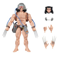 Marvel Legends Retro 6 Inch Action Figure X-Men Exclusive - Wolverine (Weapon X)