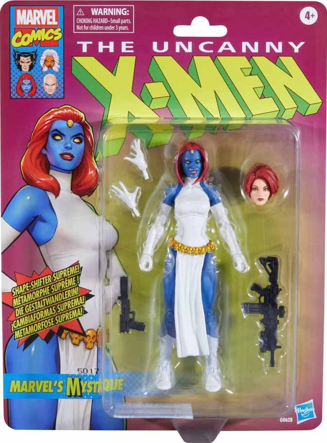 Marvel Legends Retro 6 Inch Action Figure X-Men - Mystique Reissue