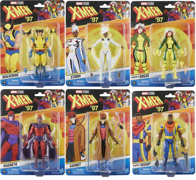 Marvel Legends Retro 6 Inch Action Figure X-Men '97 Wave 1 - Set of 6