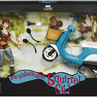 Marvel Legends 6 Inch Action Figure & Vehicle Set Riders Series - The Unbeatable Squirrel Girl