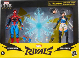 Marvel Legends Rivals 6 Inch Action Figure 2-Pack - Spider-Man & Luna Snow