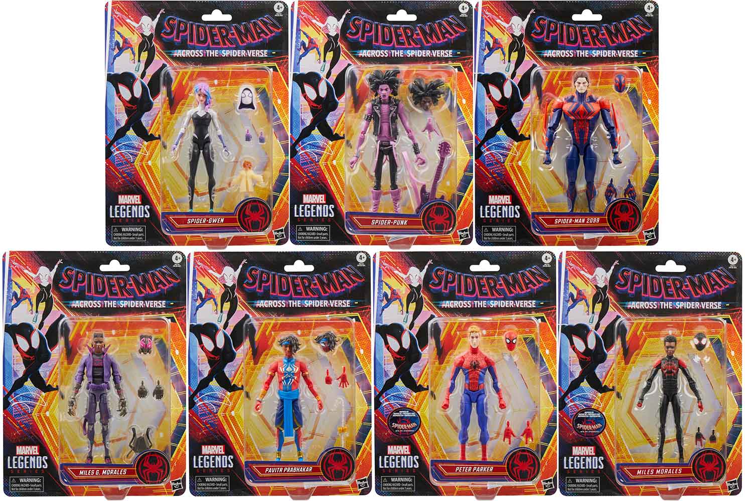 Marvel Legends Spider-Man 6 Inch Action Figure Across The Spider