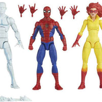Marvel Legends Spider-Man Animated 6 Inch Action Figure Box Set - Amazing Friends 3-Pack