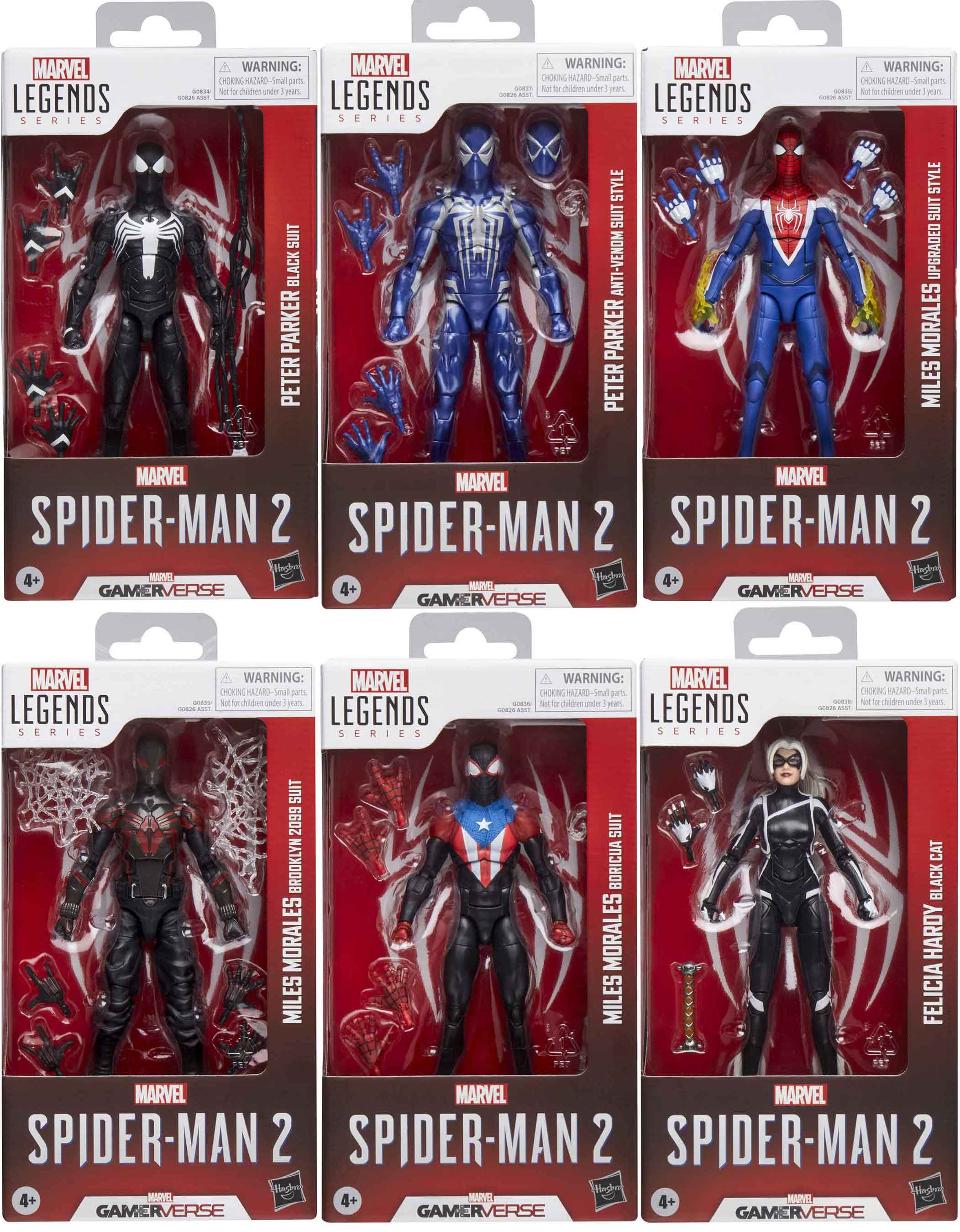 MARVEL LEGENDS GAMERVERSE フィギュアセット Marvel Legends Spider-Man 6 Inch Action Figure Gamerverse Wave 1