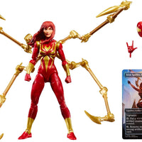 Marvel Legends Spider-Man 6 Inch Action Figure Magic The Gathering Wave 1 - Mary Jane Watson (Iron Spider)