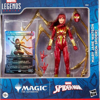 Marvel Legends Spider-Man 6 Inch Action Figure Magic The Gathering Wave 1 - Mary Jane Watson (Iron Spider)