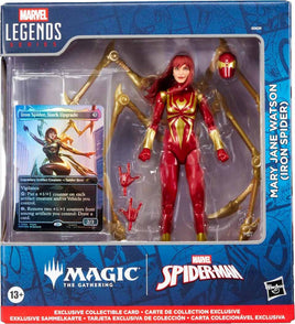 Marvel Legends Spider-Man 6 Inch Action Figure Magic The Gathering Wave 1 - Mary Jane Watson (Iron Spider)