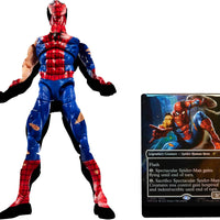 Marvel Legends Spider-Man 6 Inch Action Figure Magic The Gathering Wave 1 - Spider-Man Battle Damaged