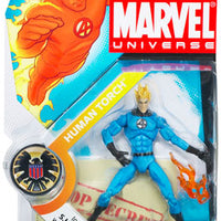 Marvel Universe Action Figure (2009 Wave 1): Human Torch Light Blue Costume #11