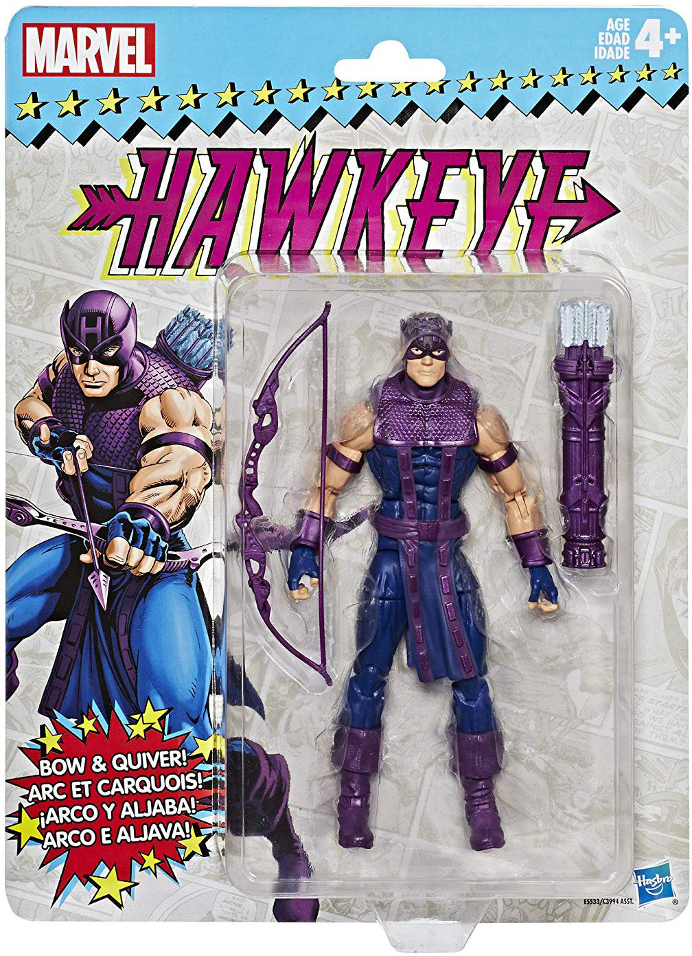 Marvel Legends Retro 6 Inch Action Figure Wave 2 - Hawkeye