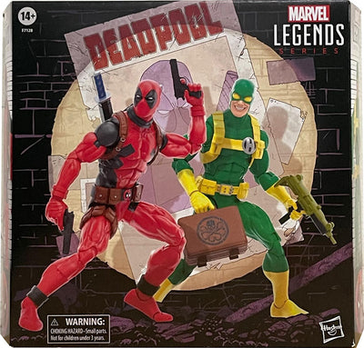Marvel Legends X-Men 6 Inch Action Figure 2-Pack Exclusive - Deadpool & Bob Agent Of Hydra