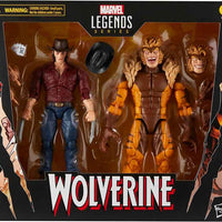 Marvel Legends X-Men 6 Inch Action Figure 50th Anniversary 2-Pack - Logan vs Sabretooth